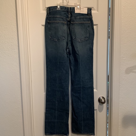 Agolde High Rise Blue Jeans - Picture 4 of 6